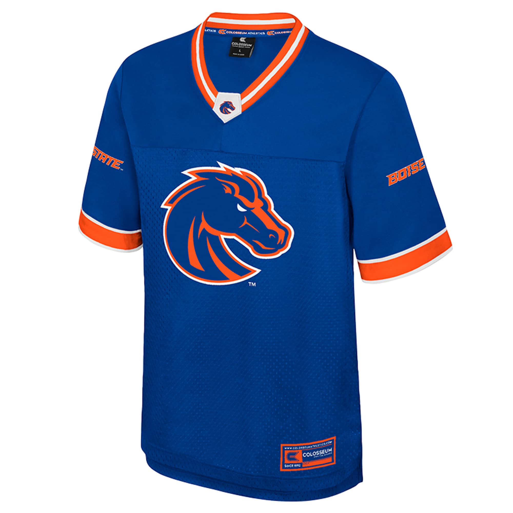 Boise State Broncos Colosseum Nothing But The Hits Football Jersey - Royal