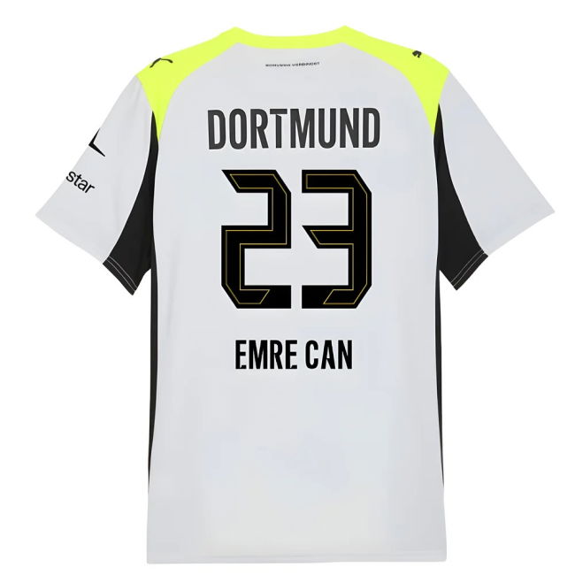 2025-2026 BVB Away Stylish Shirt (Emre Can 23) Antibacterial