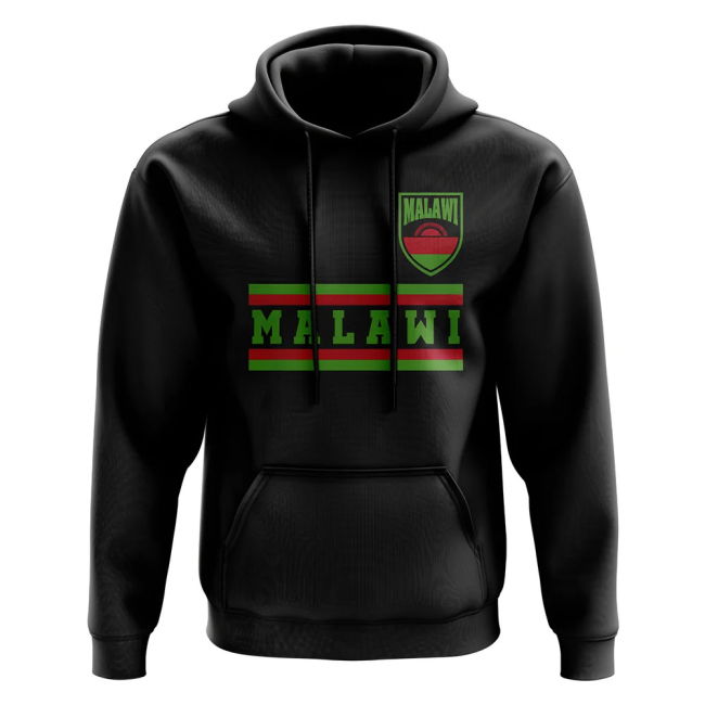 Match-Ready Malawi Core Football Country Hoody (Black) Fan-Favorite