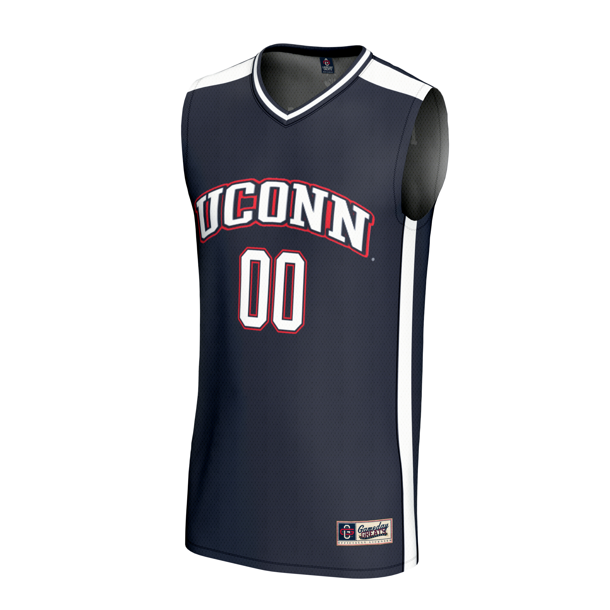 [DDG] UConn Huskies GameDay Greats Unisex Lightweight Collegiate Women's Basketball NIL Pick-A-Player Fashion Jersey - Navy