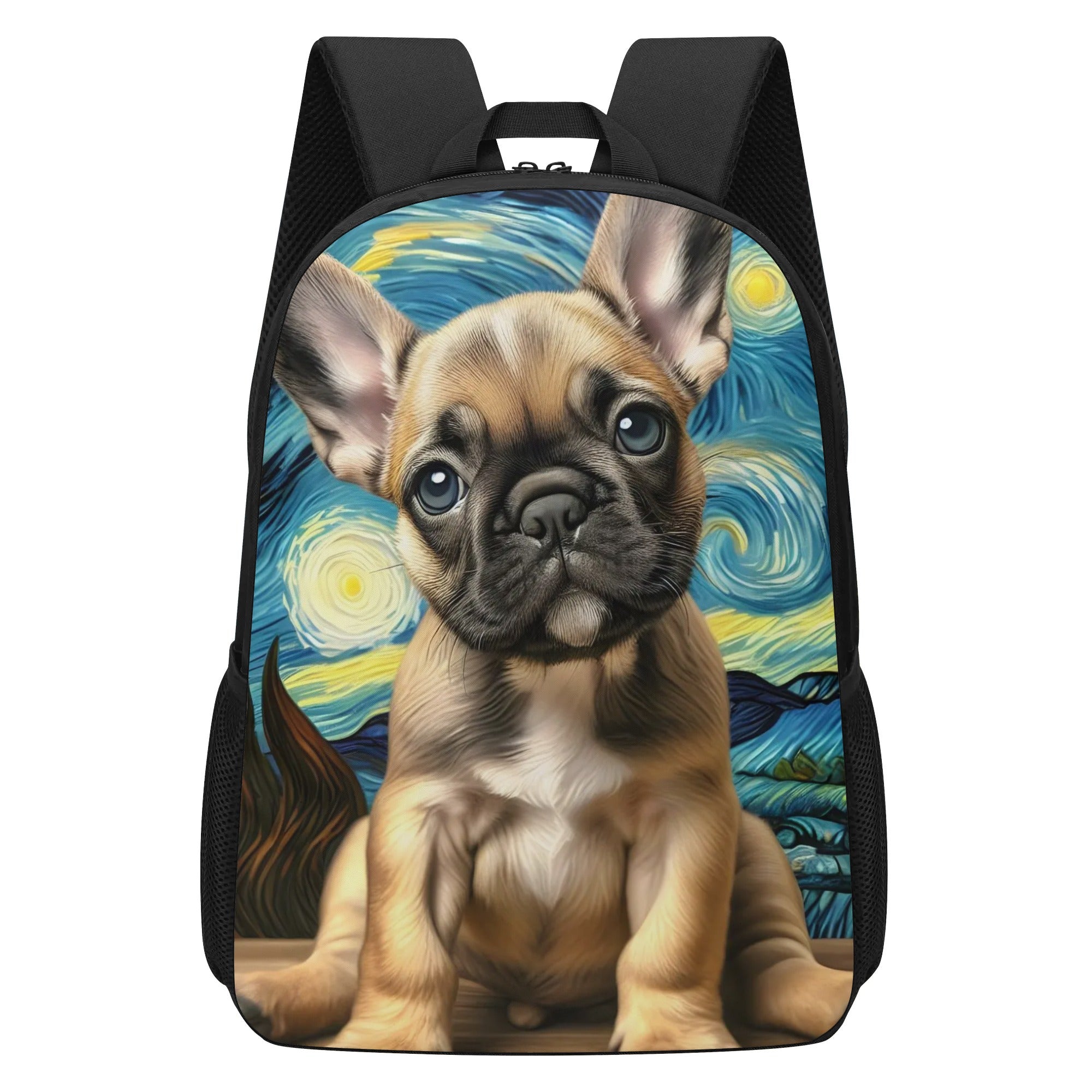 French Bulldog Zeus 17 Inch Backpack Practical Pet Supply