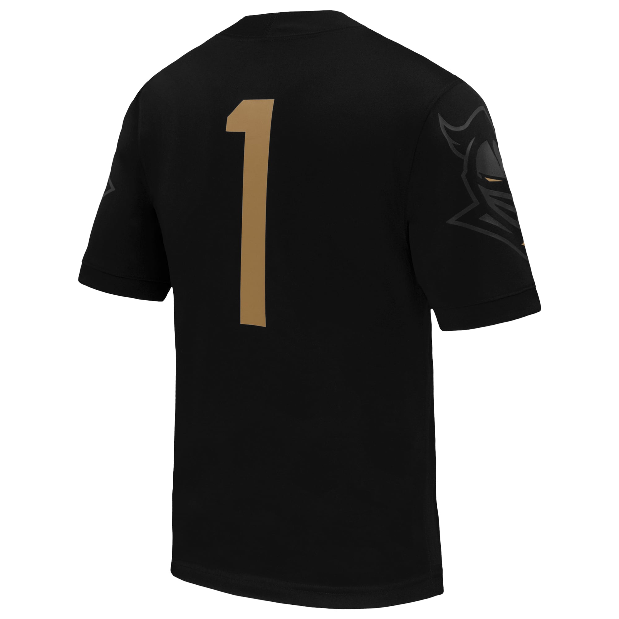 Men's #1 Black UCF Knights Alternate Game Football Jersey
