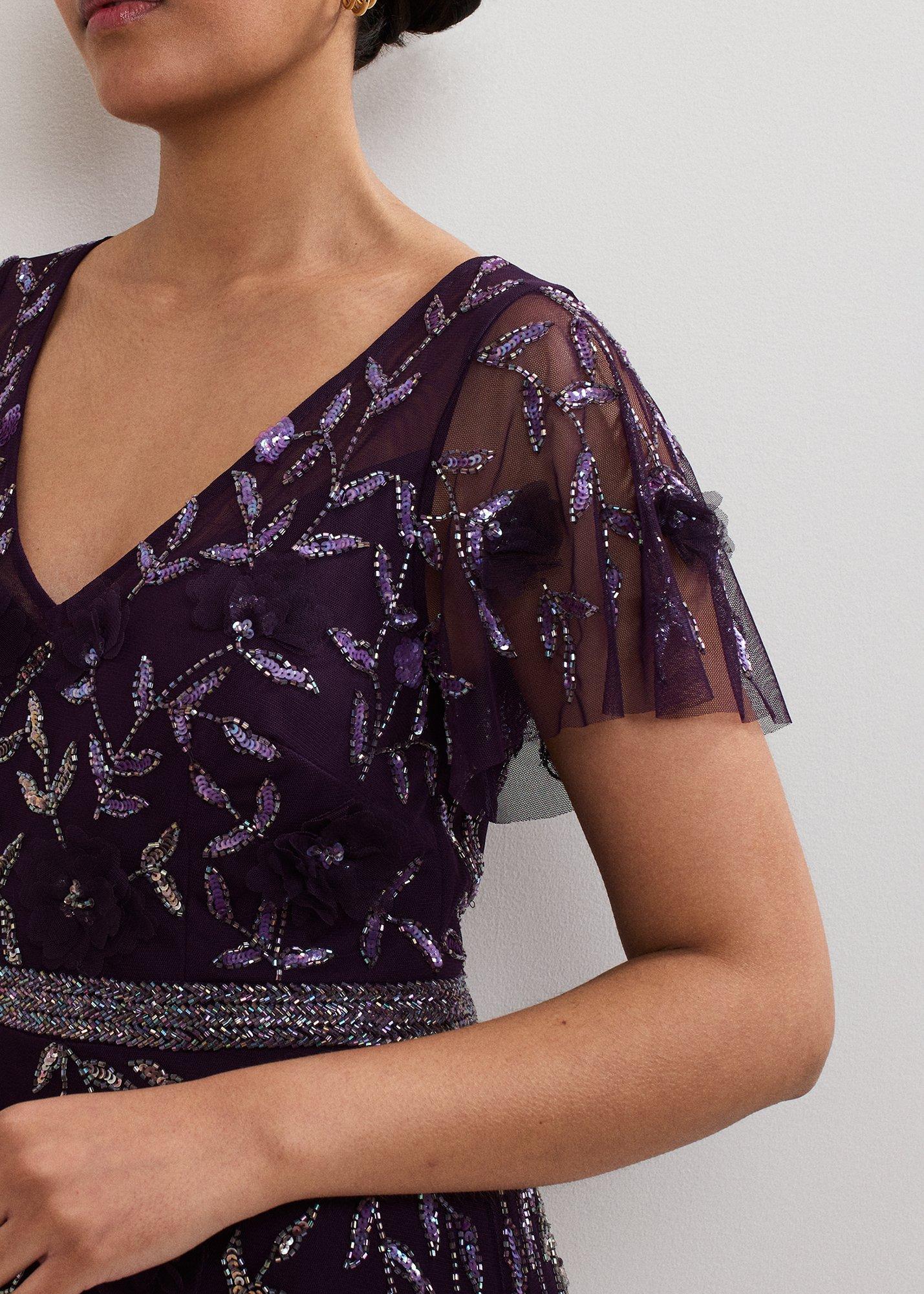 Petite Kaida Beaded Maxi Dress