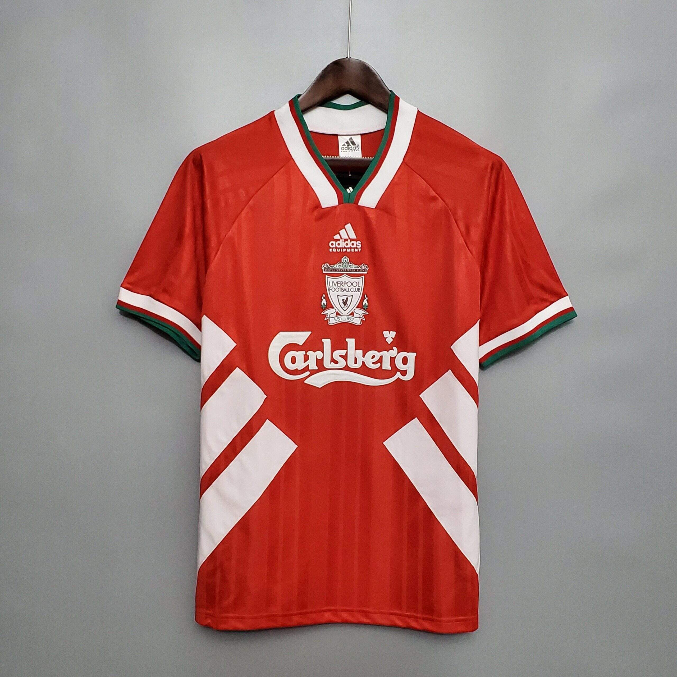 Cheap 1993-1995 Liverpool Home retro kit