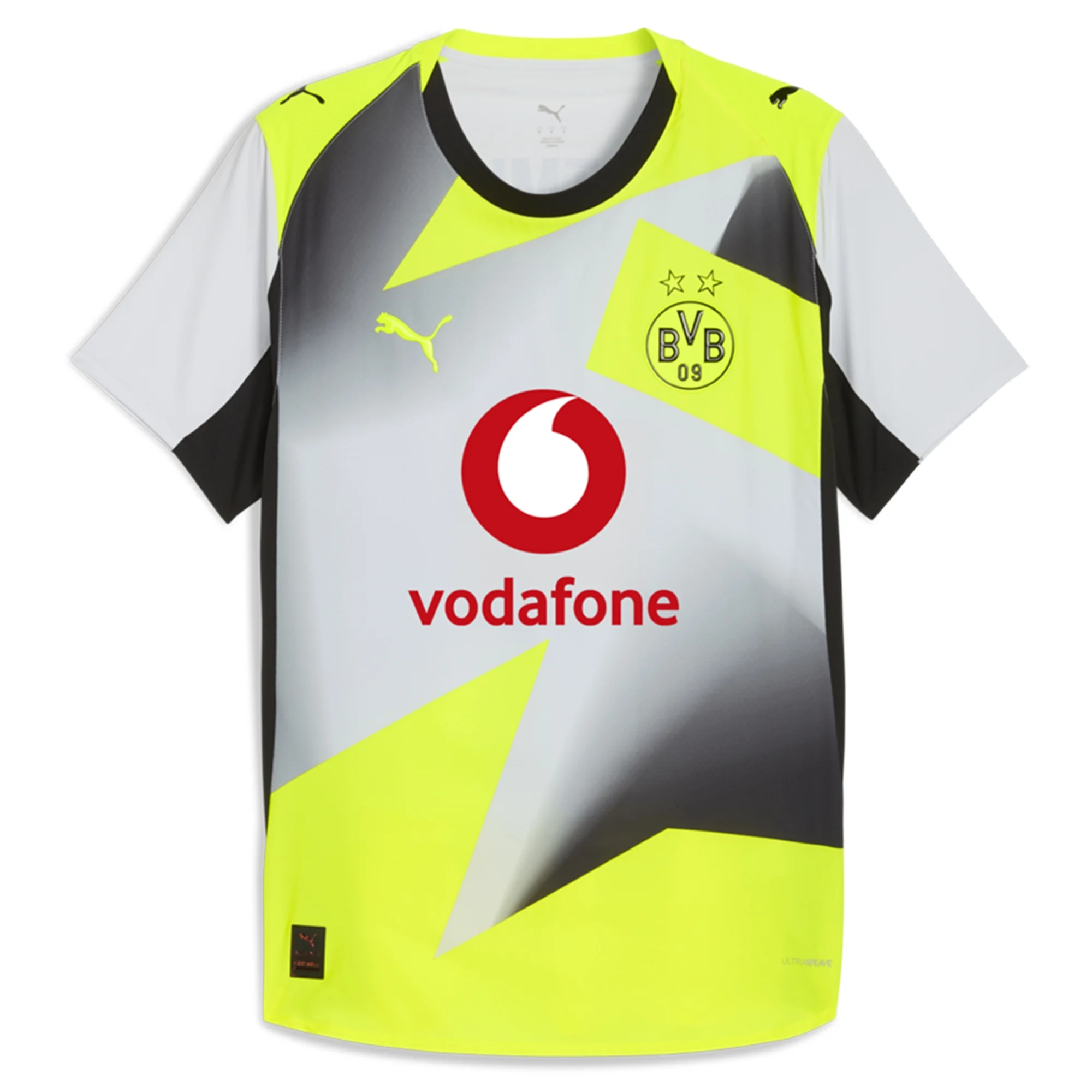 Borussia Dortmund Alert) 2025-2026 UCL Away Jersey – Authentic Shirt