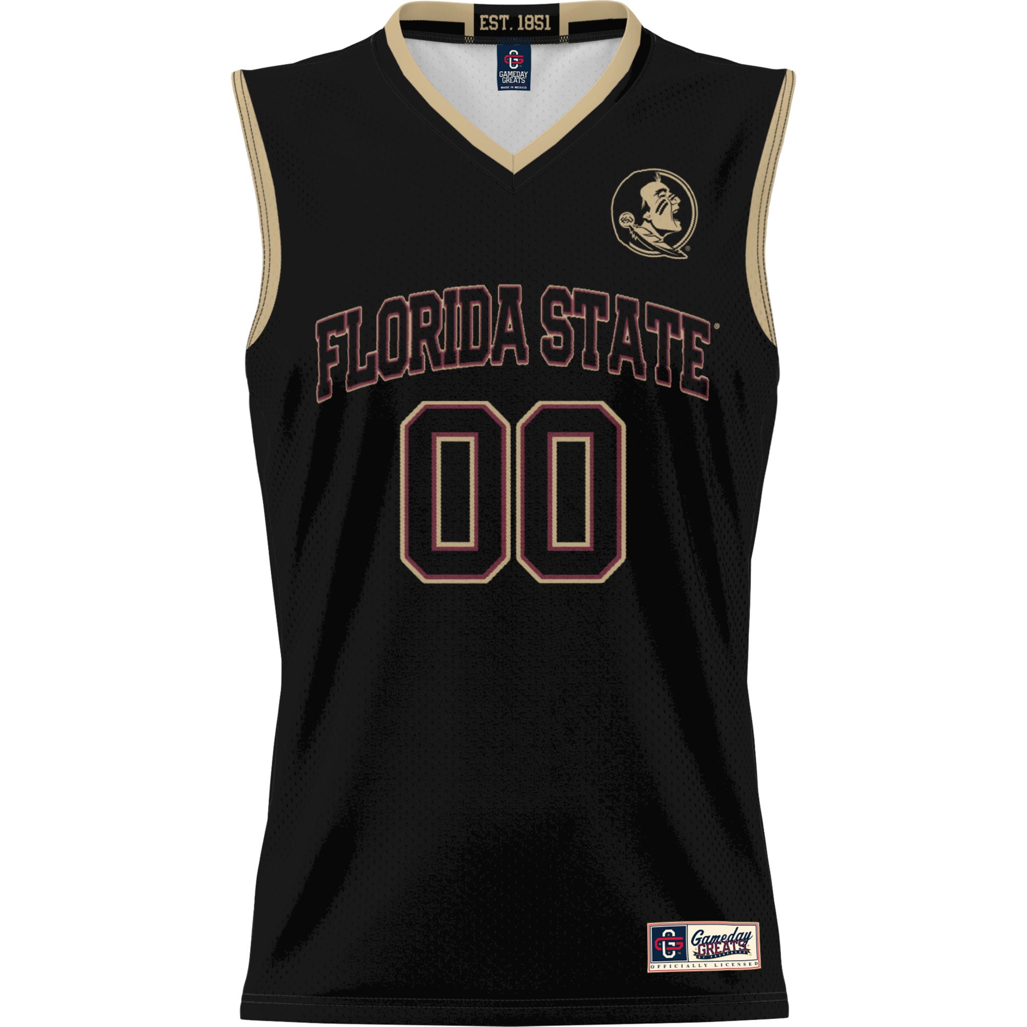 [DDG] Florida State Seminoles GameDay Greats Youth NIL Pick-A-Player Lightweight Women's Basketball Jersey - Black