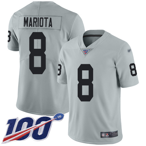 Official NFL O R Raiders #8 Marcus Mariota Team Color L-v3