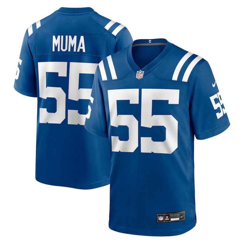 None Chad Muma Fan Favorite IND Colts Genuine Jersey Game Day Wear