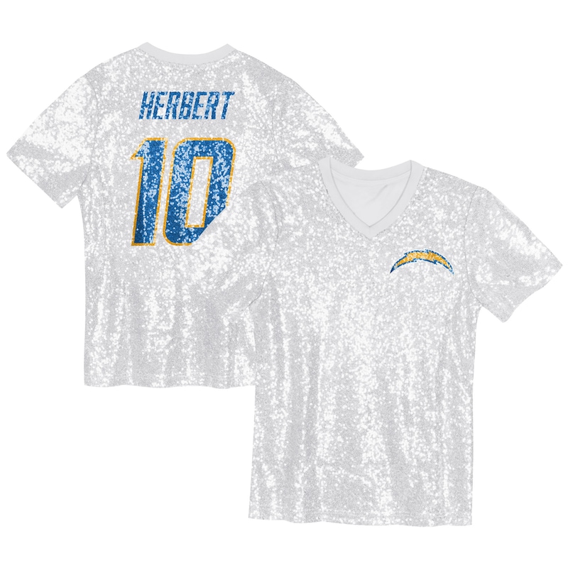 None Justin Herbert Los Angeles Chargers Iconic Replica Jersey