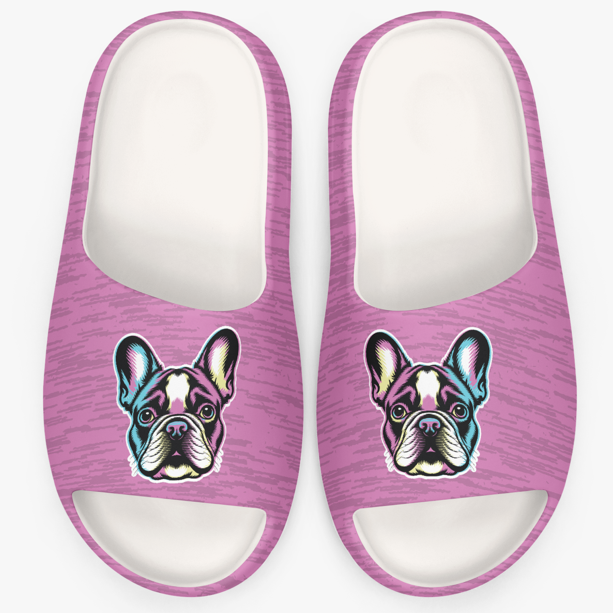 French Bulldog Boris Slide Sandals Useful Frenchie Gear