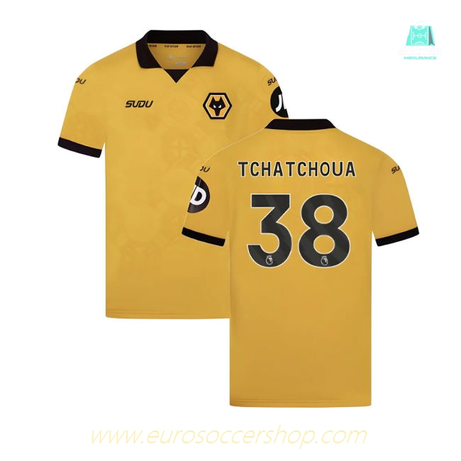 2025-2026 Wolves Home Shirt (Kids) (Tchatchoua 38)
