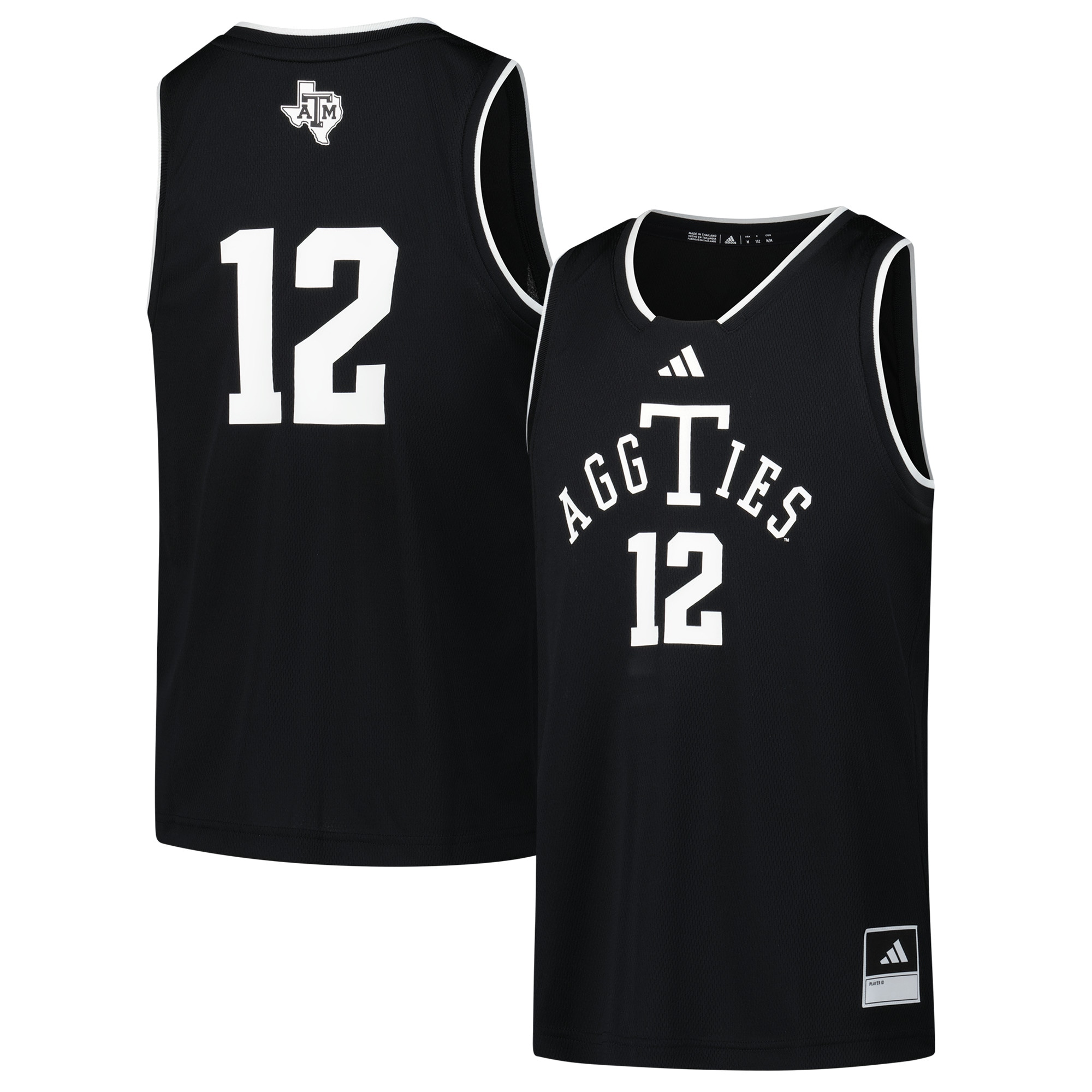[NJP] Texas A&M Aggies Alternate Replica Swingman Jersey - Black