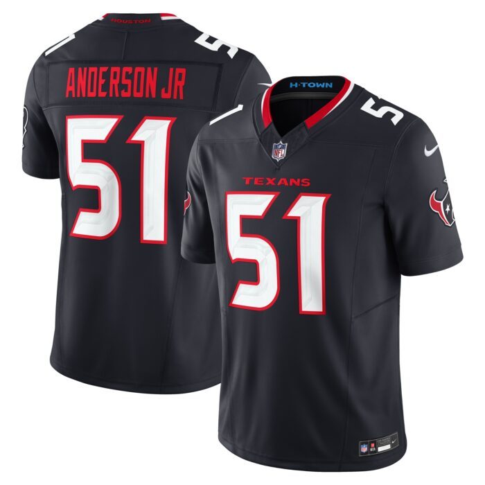 Men's Houston Texans Will Anderson Jr. Nike Navy Vapor F.U...