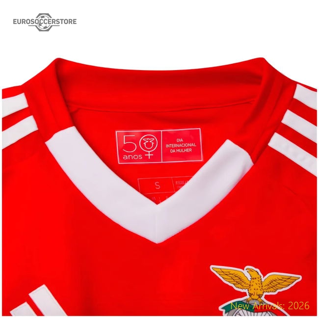 2024-2025 Benfica Home Fan Version Womens Shirt For Match Day