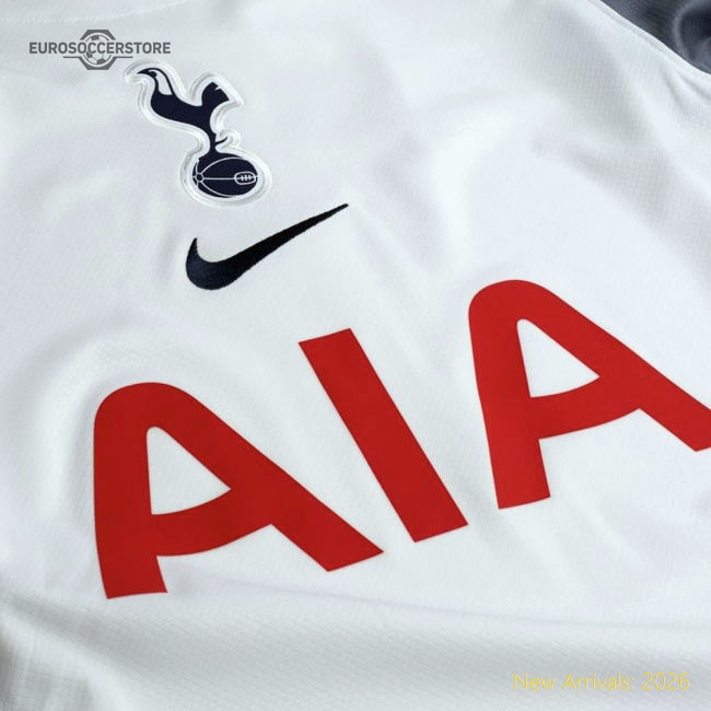 Authentic 2025-2026 Tottenham Long Sleeve Home Shirt - Premium