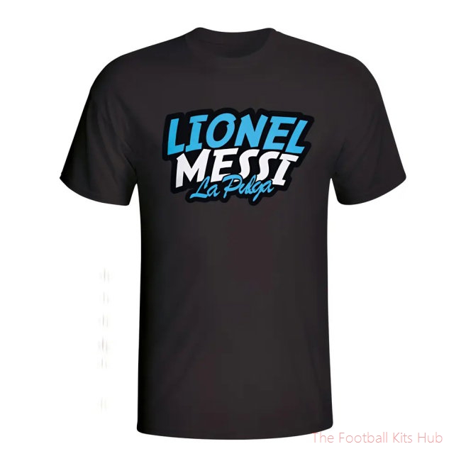 Lionel Messi Comic Book T-shirt (black) - Kids
