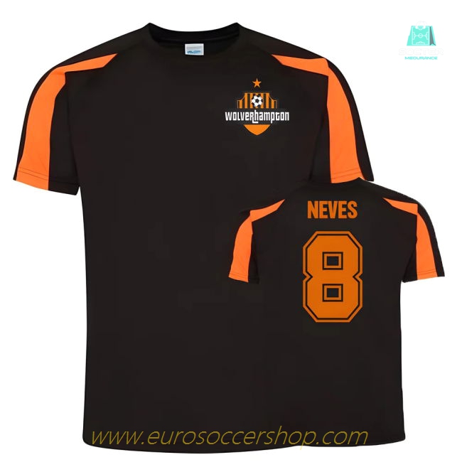 Ruben Neves Wolves Sports Training Jersey (Black)