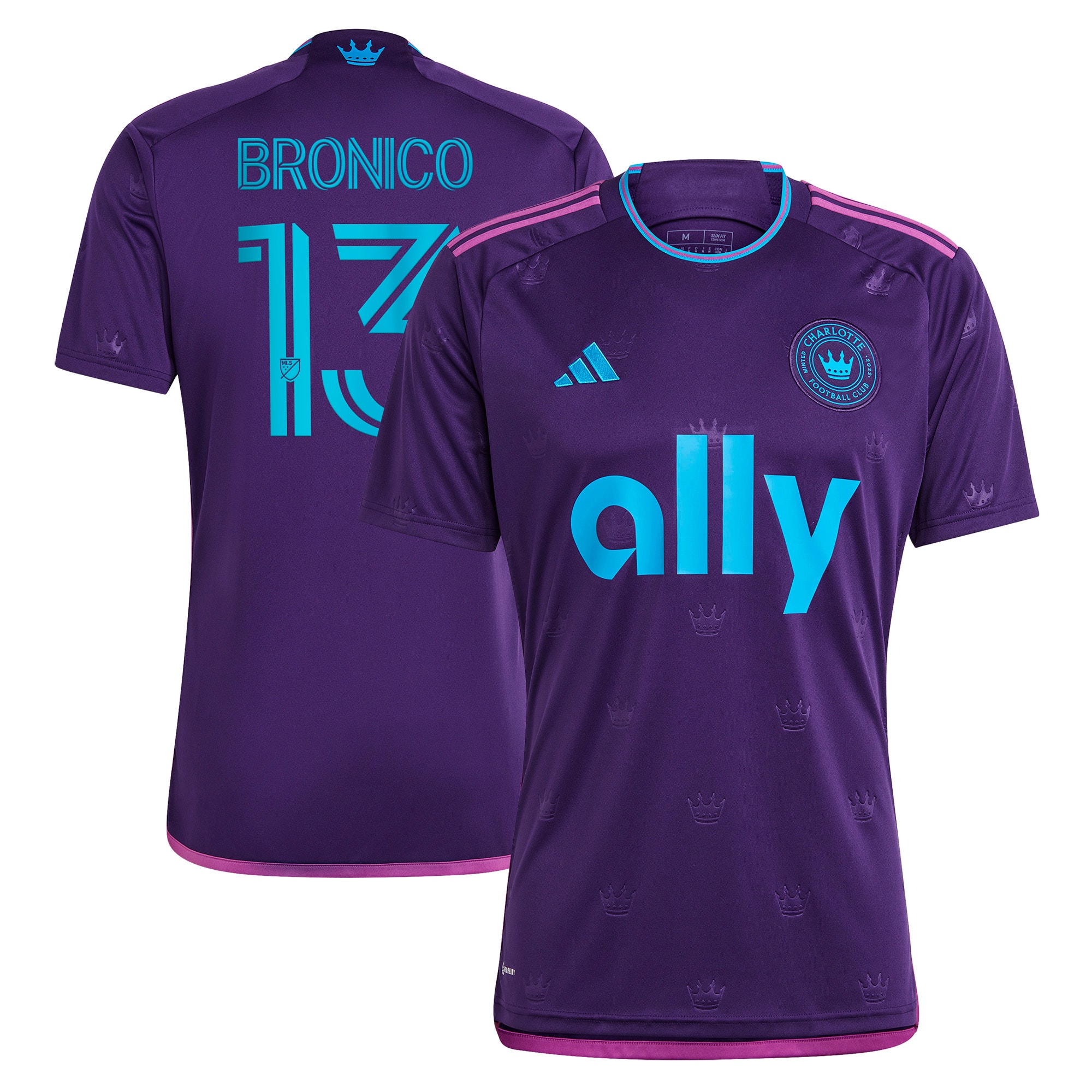 [SJH] Brandt Bronico Charlotte FC 2023 Crown Jewel Kit Replica Jersey - Purple