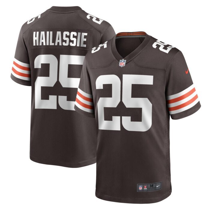 None Men's CLE Browns Iconic High-Quality Jersey Football Apparel