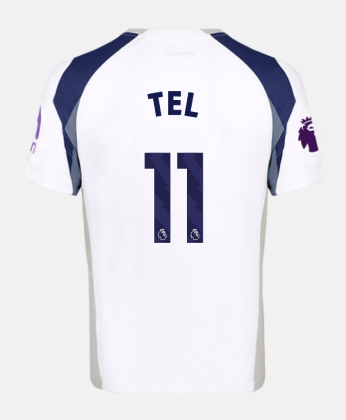 Tottenham Hotspur 25-26 Season Home TEL 11 Football Jersey