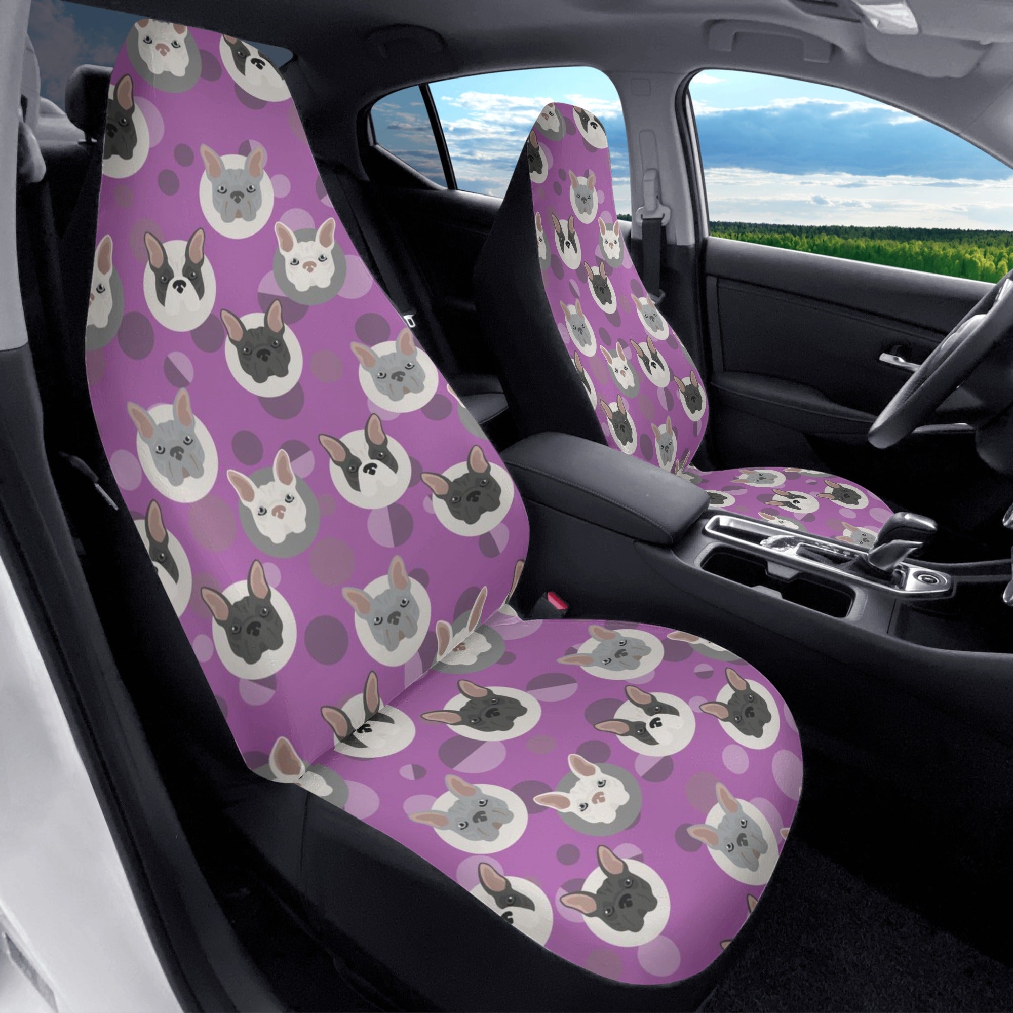 Comfortable Stylish Pip - Car Seat Covers (2 Pcs) for Dog Owners