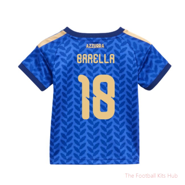 2026-2027 Italy Home Baby Kit (Barella 18)