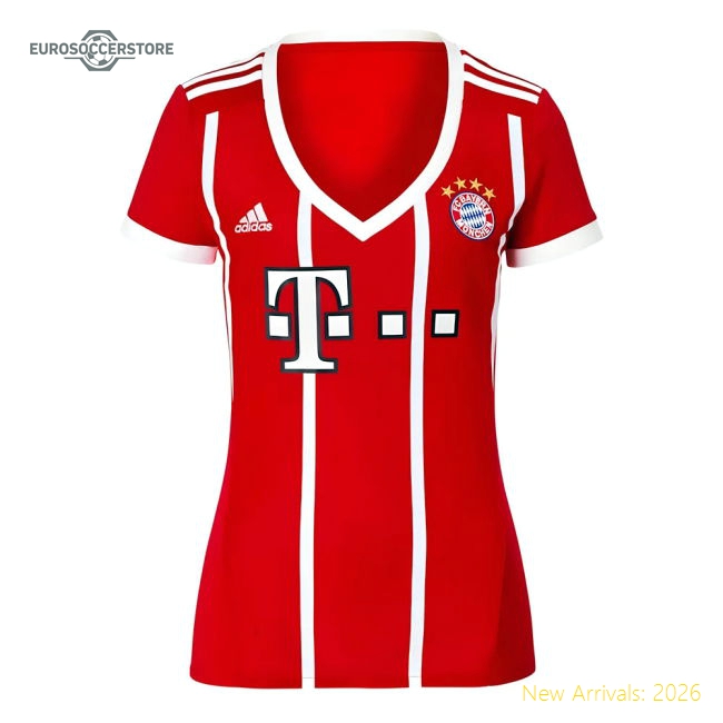 Bayern Munich 2017-18 Home Fan Version For Women ((Excellent)