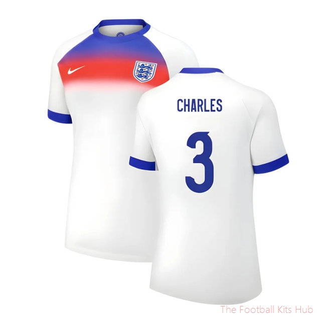 2025 England Womens Team Home Shirt (Ladies) (CHARLES 3)