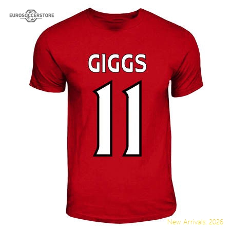 Authentic Ryan Giggs Manchester United Hero T-shirt (red) - Premium