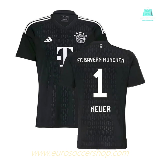 2023-2024 Bayern Munich Goalkeeper Shirt (Black) (NEUER 1)