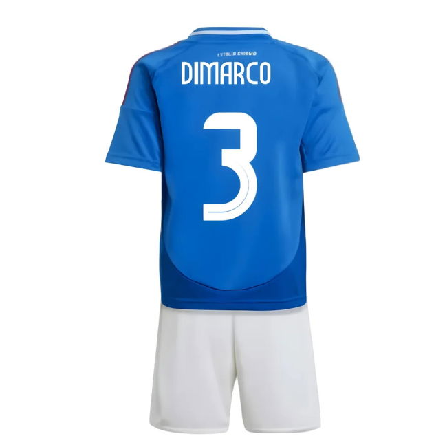 2024-2025 Italy Home Mini Kit (Dimarco 3) Euro Premium Premium