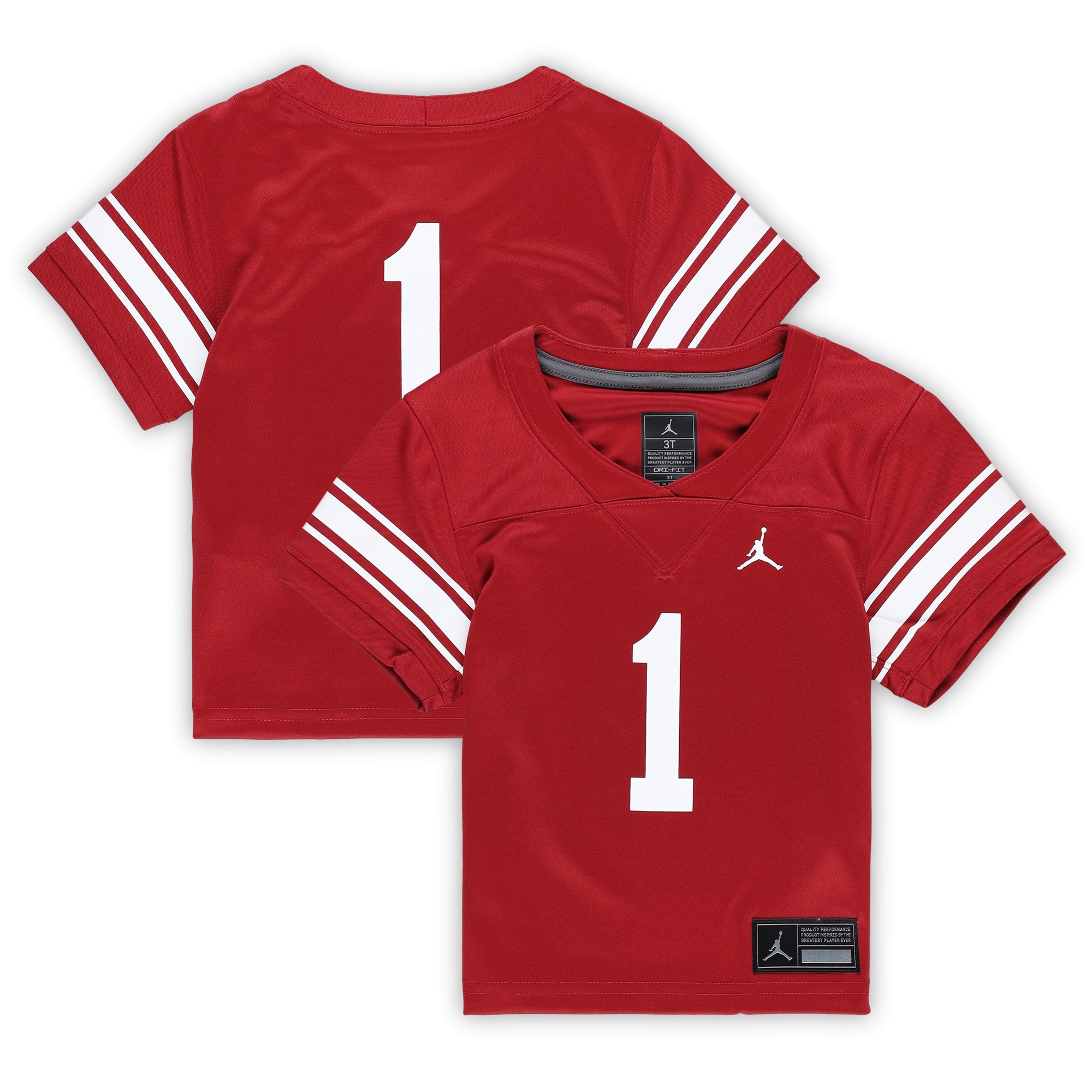 [NJP] Oklahoma Sooners Toddler Alternate Untouchable Replica Football Jersey - Crimson
