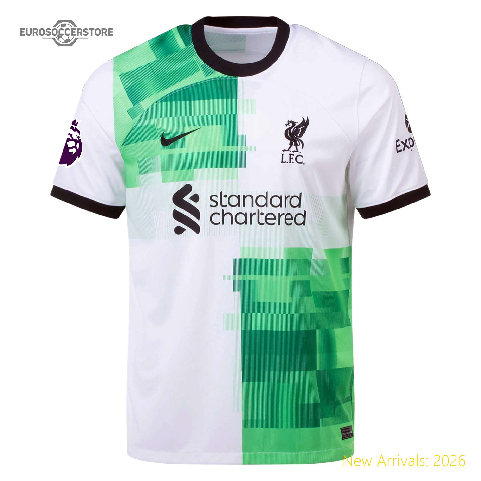 Men Liv Virgil Liverpool Away Authentic Away Jersey 2023