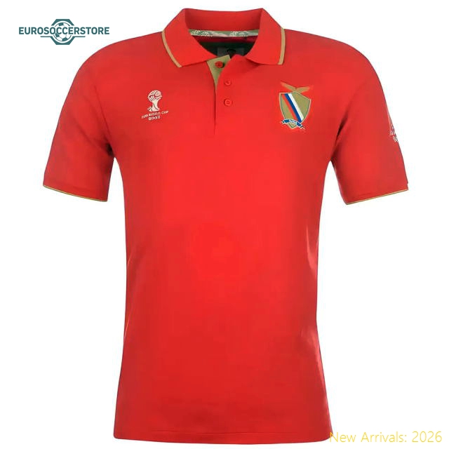 Russia 2014 FIFA Core Polo Shirt (Red) - Kids