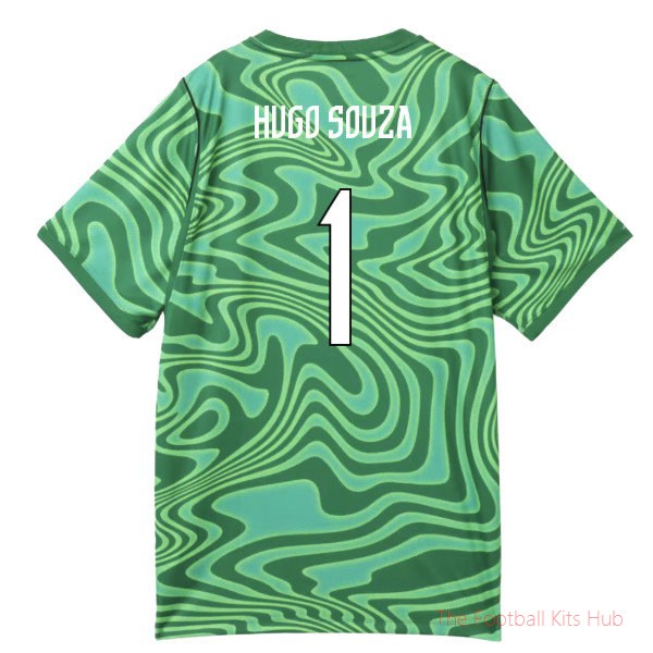 2026-2027 Brazil Goalkeeper Shirt (Green) - Kids (Hugo Souza 1)