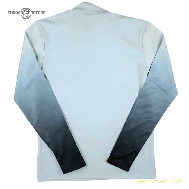 2024-2025 Ss Lazio Mid Layer 12 Zip Training Top (ice Blue)