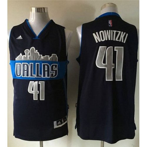 Dallas Mavericks Dirk Performance Jersey Contemporary Design #41