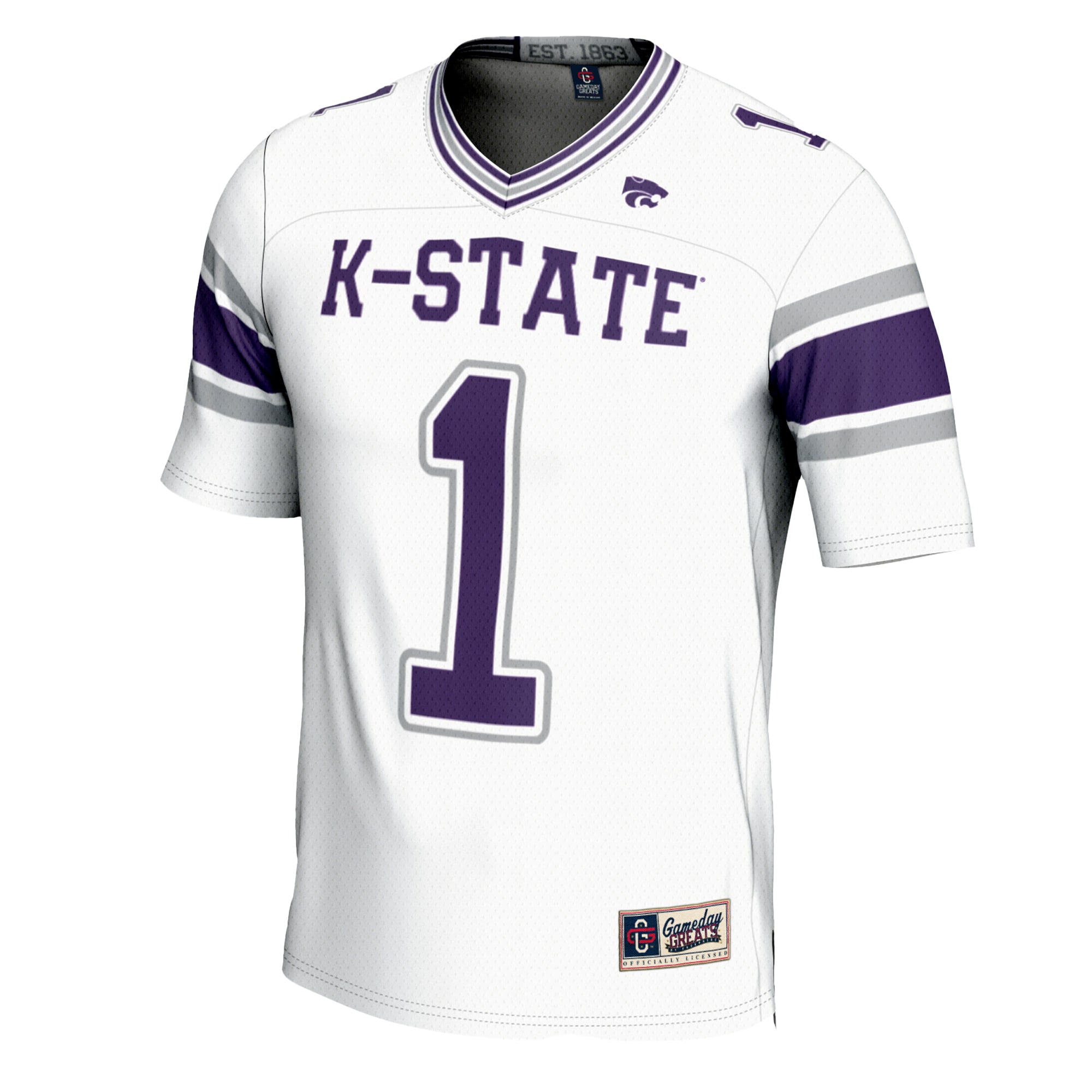 [DDG] Kansas State Wildcats GameDay Greats Football Jersey - White