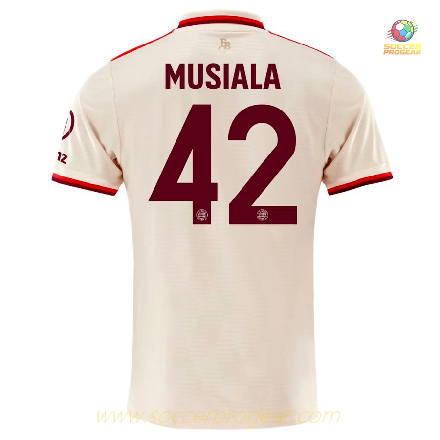 Team Soccer Football Shirt Soccer Football Shirt Set Youth Bayern Munich Third 2024-2025 Season Musiala