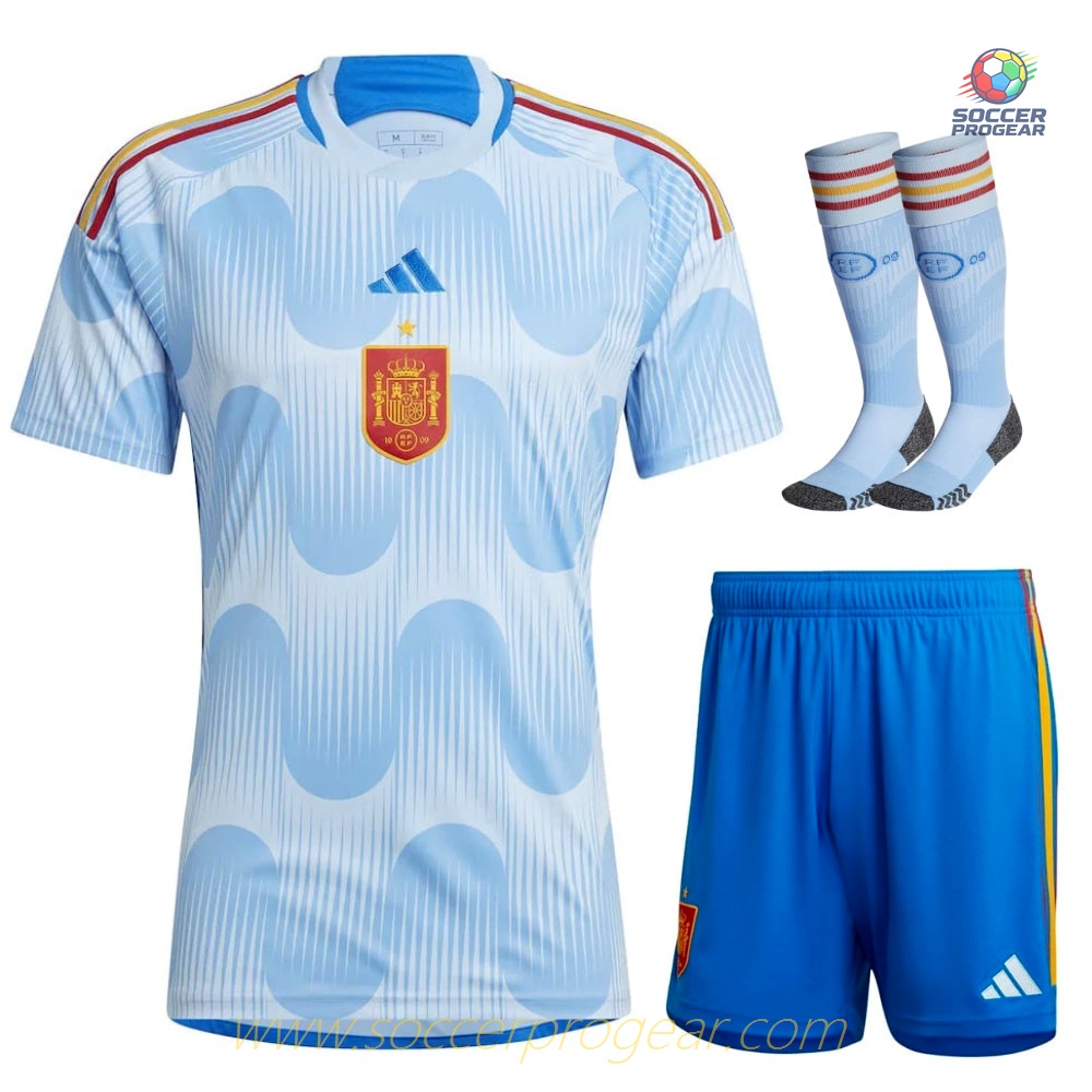 2022 WORLD CUP SPAIN Fan Edition AWAY KIDS JERSEY