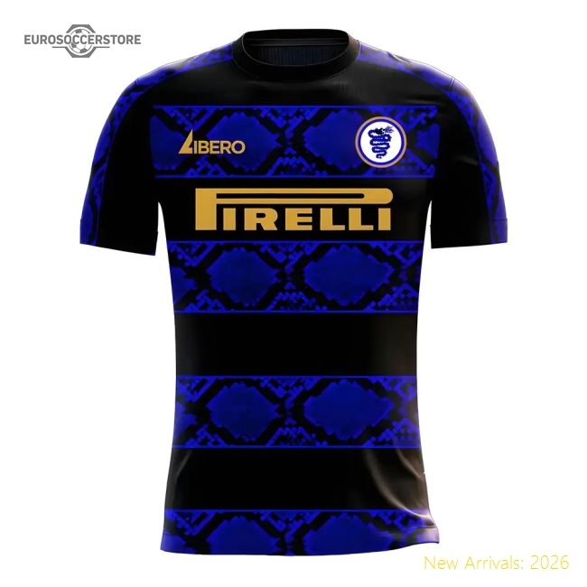 Nerazzurri Milan 2025-2026 Home Concept Football Kit (libero)