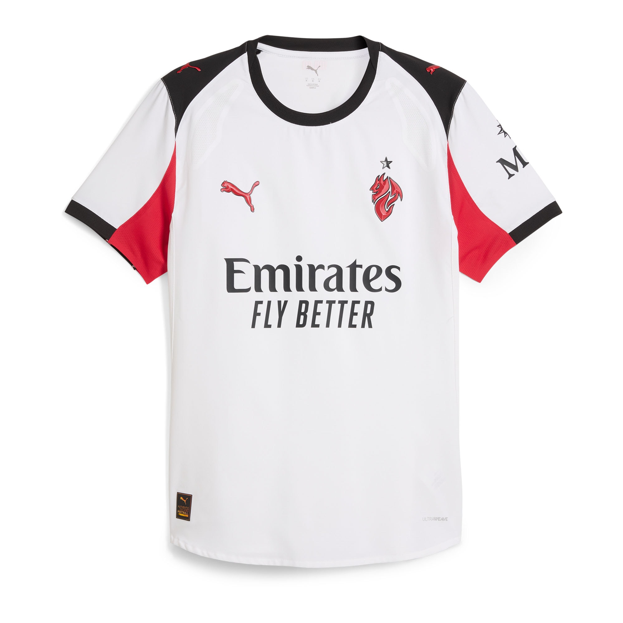 [SJH] AC Milan 2025/26 Away Authentic Jersey - White