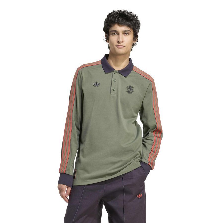 Bayern München Polo Terrace Icons Base Green Long Sleeves