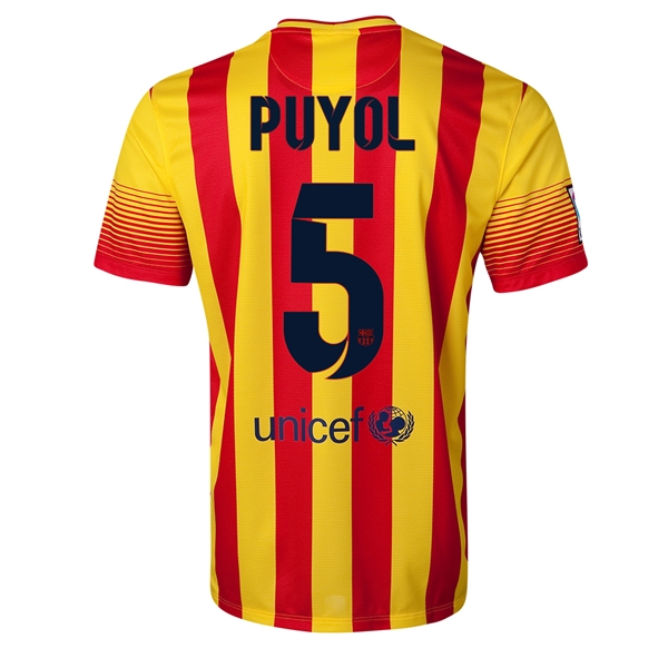 1314 Barcelona 5 PUYOL Away Shirt - Official Replica 3033