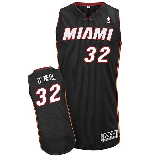 Shaquille MIA #32 Authentic Style Authentic Jersey Slim Fit Basketball