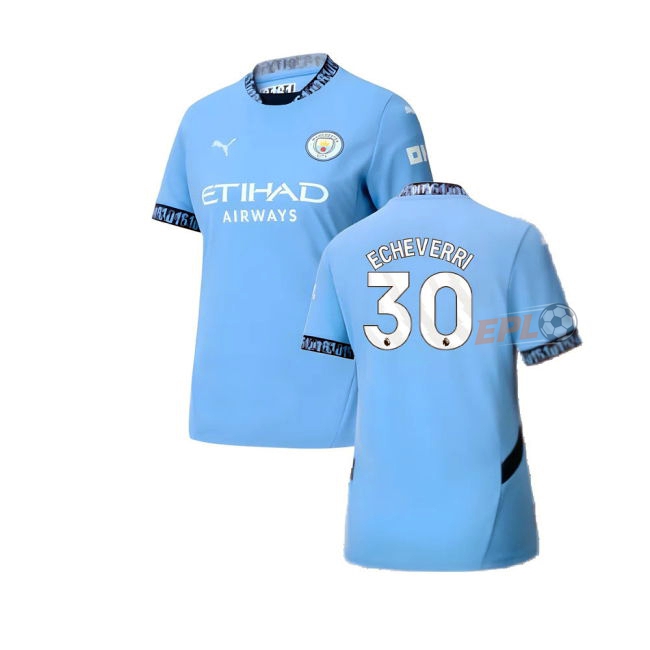 2024-20 Man City Soccer Jerseys authentic Home Shirt - Adults