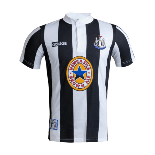 95-97 Newcastle United Retro Home Soccer Jerseys Shirt - Official