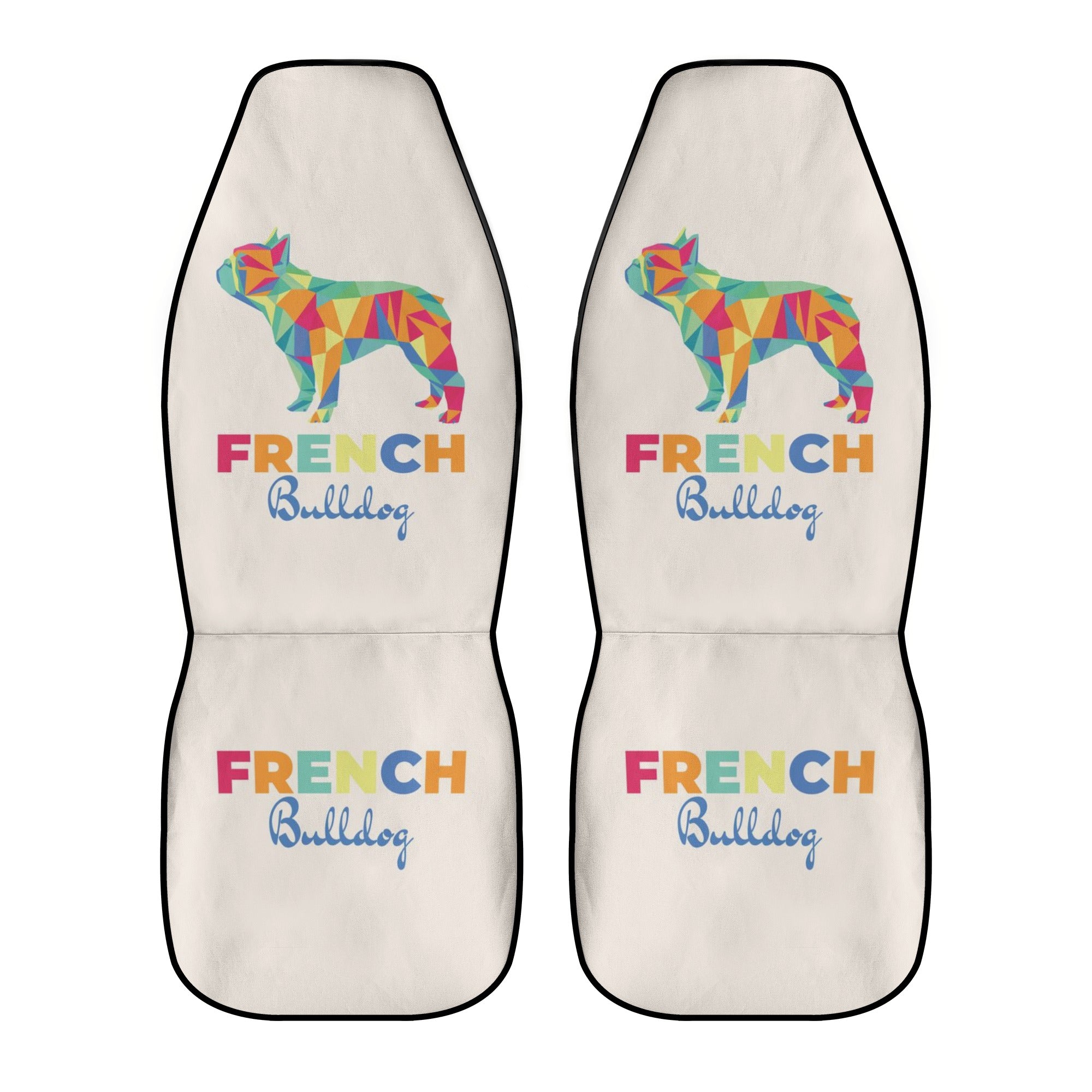 French Bulldog Philippe Car Seat Covers (2 Pcs) Frenchie Pet Item