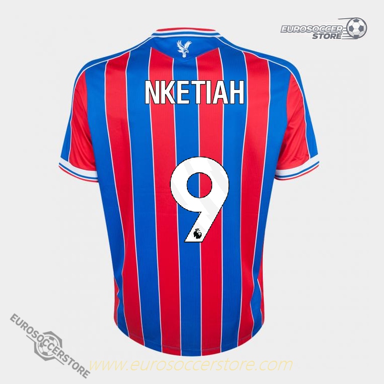 NKETIAH 9 Crystal Palace 25-26 Home Jersey