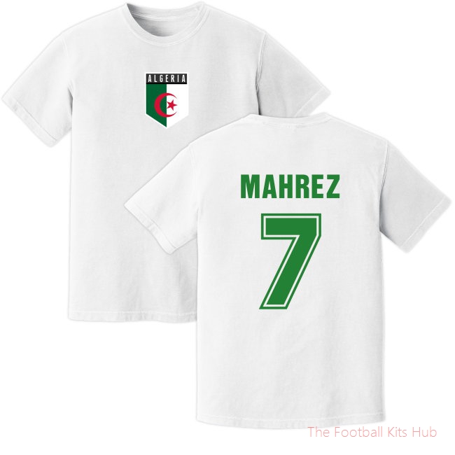 Men Mahrez Algeria Training Jersey (White)